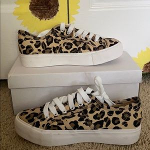 cheetah print platform shoes